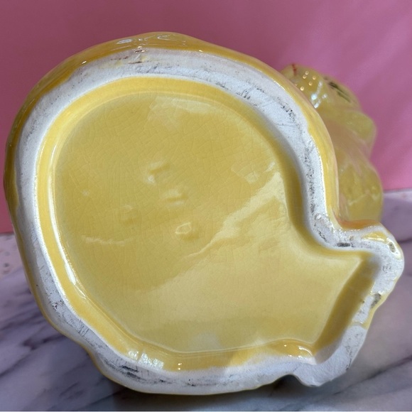 Antique Vintage Yellow Cat‎ Vase - Picture 10 of 11